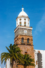 Obraz premium View of the city center of Teguise, former capital of the island of Lanzarote