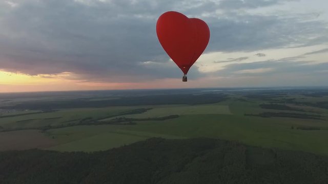 Hot air balloon flight
