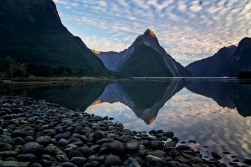 Sunrise At Milford Sound