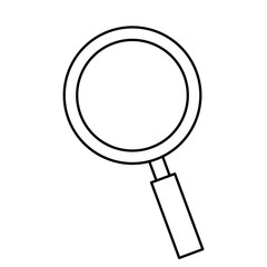 search find innovation research line vector illustration