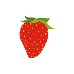starwberry fruit fresh food nutrition vector illustration