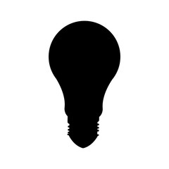 bulb idea innovation ilumination pictogram vector illustration