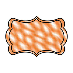 drawing board decoration ornament elegant vector illustration