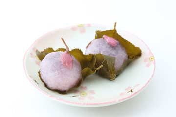 さくら餅　道明寺