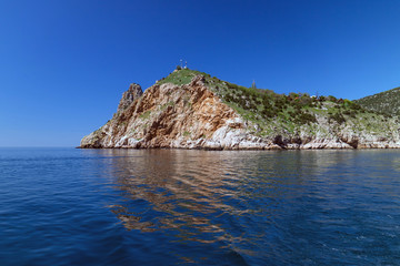 Balaclava bay summer day, access to the open sea
