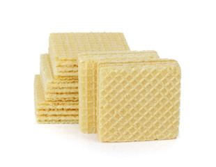 Wafers  isolated on white background