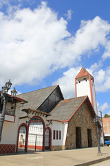 Fototapeta na wymiar Iglesia Parroquial de Nuestra Señora del Carmen. Gómez Plata, Antioquia, Colombia.