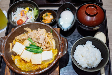 pork with tofu hot pan
