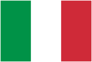 Italien Flagge - Vektorgrafik