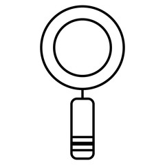 search magnifying glass icon vector illustration design