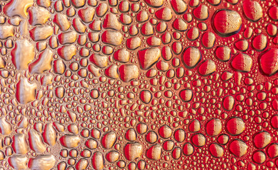 Fundo abstrato com gotas de água.