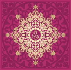 Ganesha, wedding card, royal Rajasthan, India