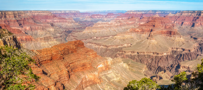 Amazing panorama view of Grand Canyon at Hopi Point, Arizona, USA.