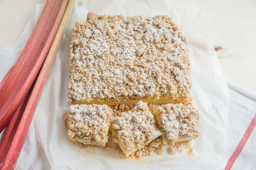 Rhabarber Kuchen 
