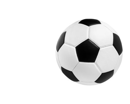 soccer ball closeup image. soccer ball on isolated.