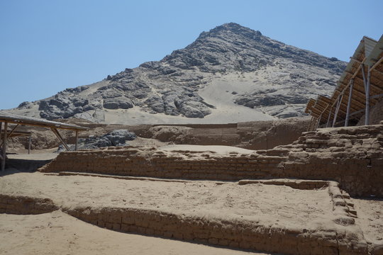 Huaca de la Luna archaeological complex, near Trujillo, La Libertad Province, Peru