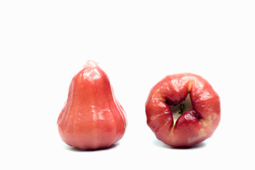 Rose apple isolated on the white background