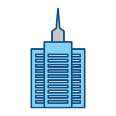 Urban building tower icon vector illustration graphic design