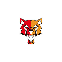 tiger head vector logo