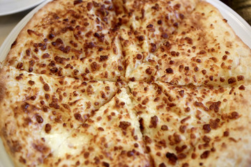 Megrelian Khachapuri on plate