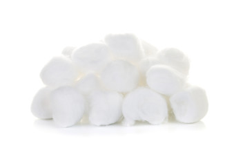 Fototapeta na wymiar cotton wool isolate on white background