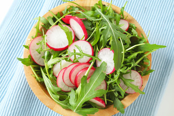 arugula and radish salad