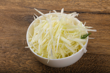 Shredded cabbage
