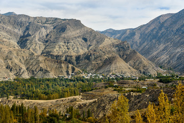 View on Ulubag village. Turkey