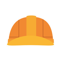 Worker safety helmet icon vector illustration graphic design
