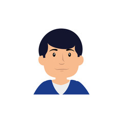 Man cute cartoon icon vector illustration graphic design