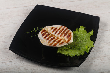 Grilled turkey steak