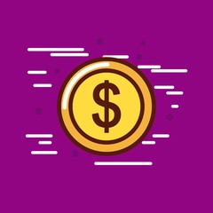 cash money or economy related image vector illustration design 