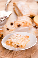 Apple strudel.