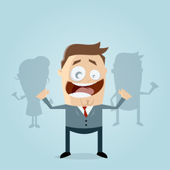 business leader standing in front of a team