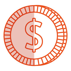coin money isolated icon vector illustration design