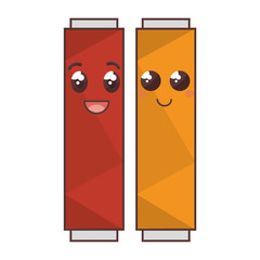 Sewing thread roll comic character vector illustration design