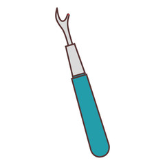 Crochet Hook isolated icon vector illustration design