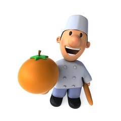 Fun baker - 3D Illustration