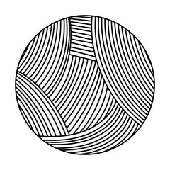 ball of wool icon vector illustration design