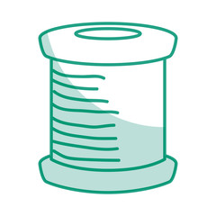 Sewing thread roll icon vector illustration design