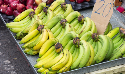 Banana in the market