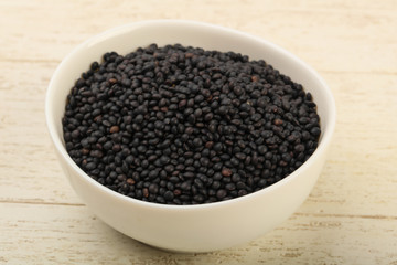 Black lentils