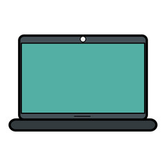 computer laptop isolated icon vector illustration design