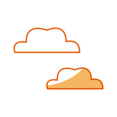 Fototapeta premium cloud weather climate design vector illustration icon