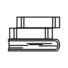 text books isolated icon vector illustration design