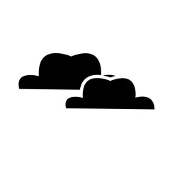 cloud weather climate design silhouette vector illustration