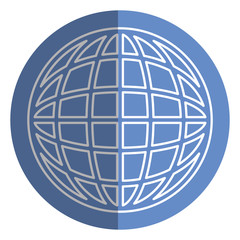 sphere planet isolated icon vector illustration design