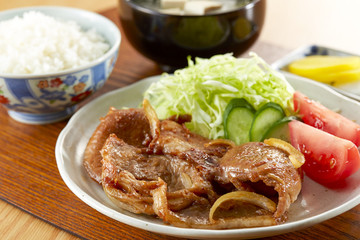 豚のしょうが焼き定食