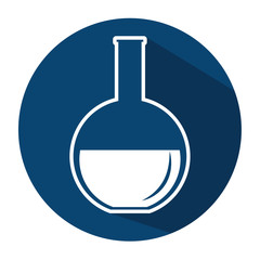tube test laboratory icon vector illustration design