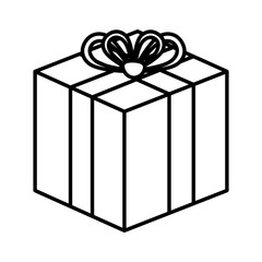 gift box present icon vector illustration design